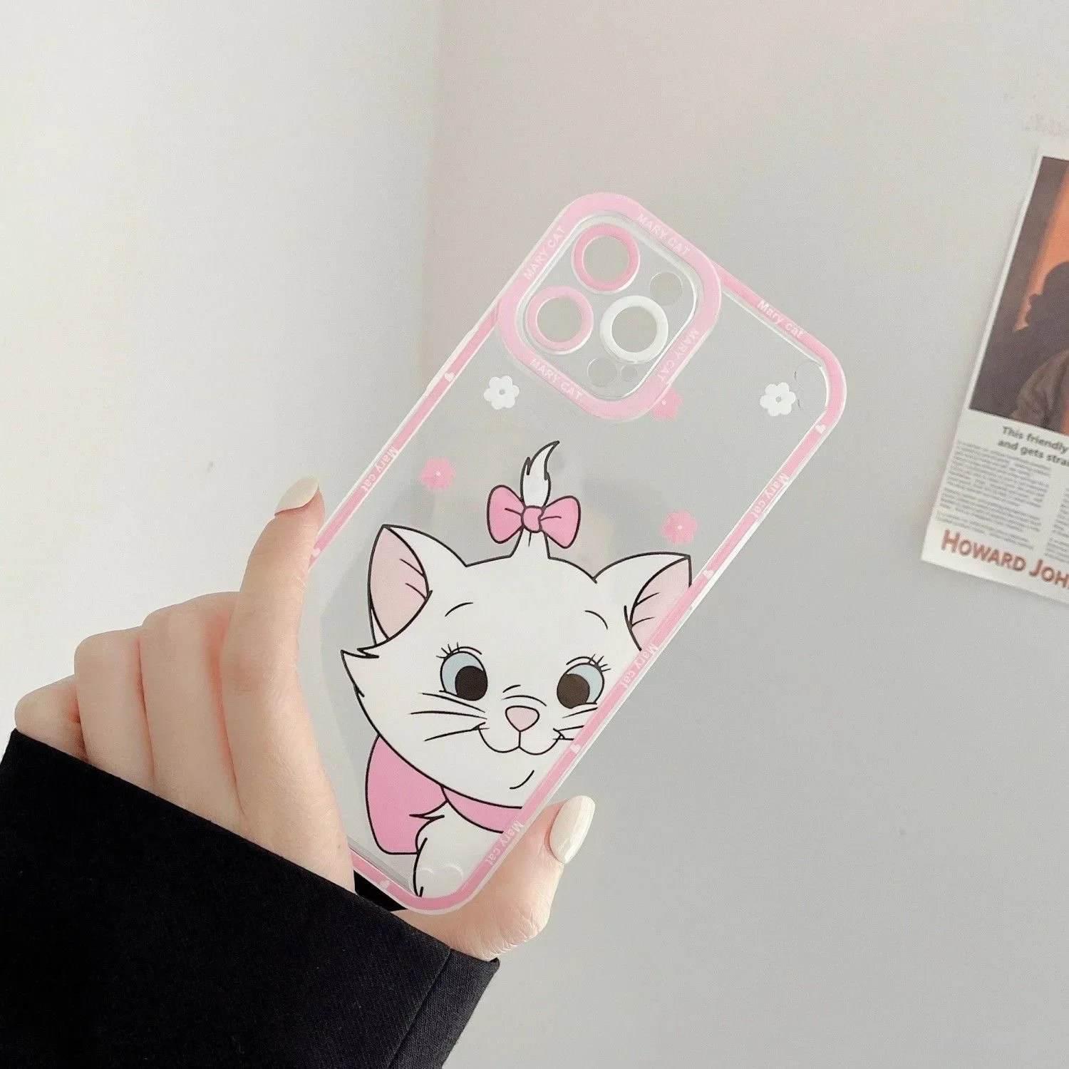 Фото Чехол для телефона Disney Marie Cat для Oppo A6X A6 A5 A5x A3x A3 A60 A79 A98 A78 A58 A38 A18 A57 A76 A17 A74 A94 A36 A55 Pro 4G 5G, мягкий №3