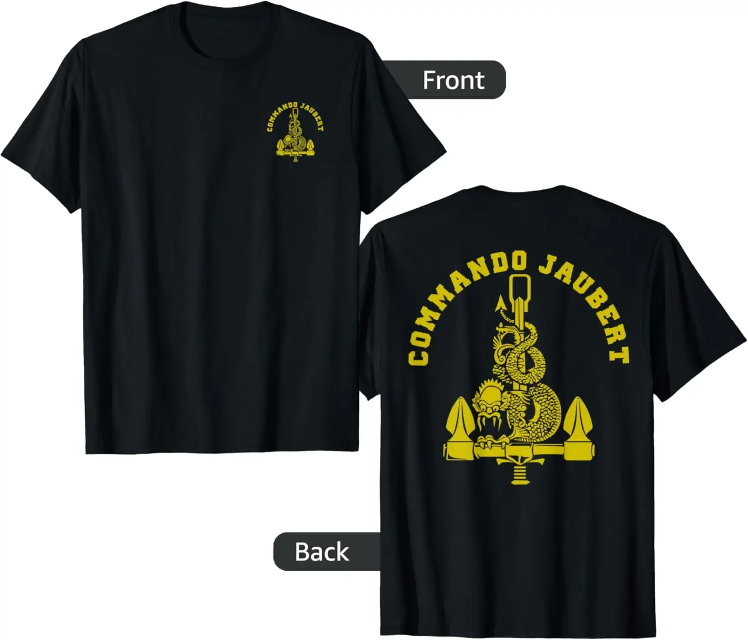 Футболка French Combat Diver Frogmen Commando Jaubert с коротким рукавом повседневная рубашка из 100%