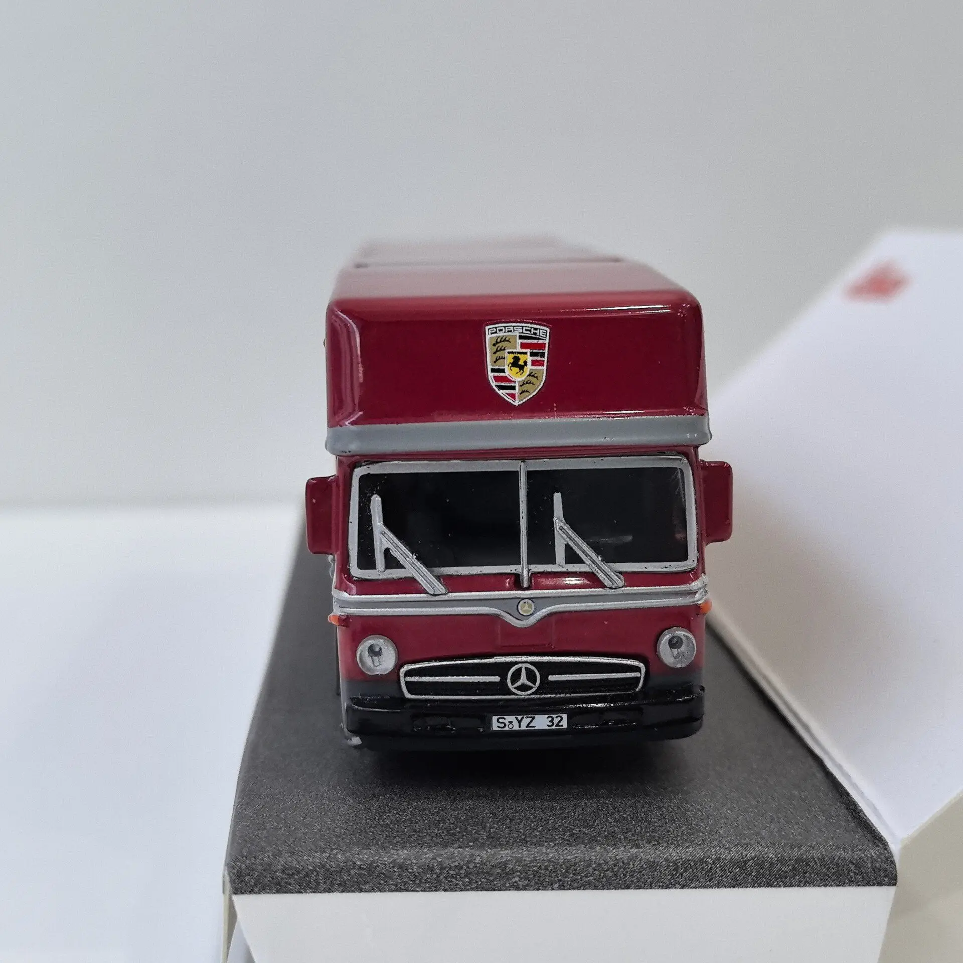 Фото Металлическая модель автомобиля Diecast SCHUCO 1/87 Scale HO BENZ PORSCHE Racing Transport 7 №5
