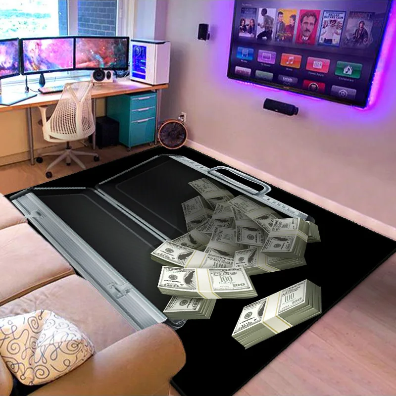 Доллары Monry HD-Рисунок 3D коврики с принтом для гостиной спальни Придверные ванной