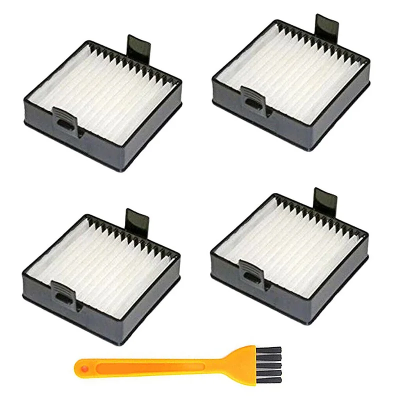 

4Pcs Filter W/ Cleaning Brush For Ryobi P712/713/714K Robotic Vacuum Cleaner Spare Part Household Floor Cleaning Accessories