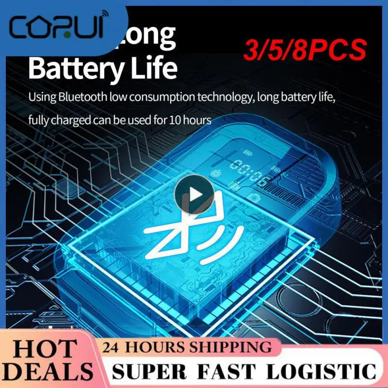 

3/5/8PCS Shutter Button Wireless Mini Wifi Remote Control With Screen Display Portable Sports Cameras Dv Controller