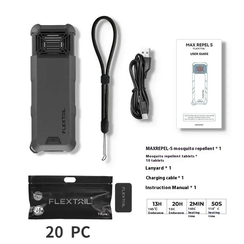 Отпугиватель комаров Flextail портативный репеллент от беспроводной для