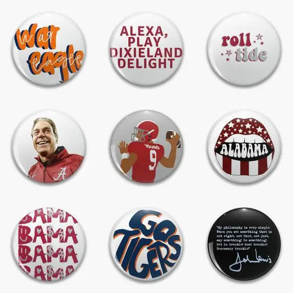 Алабама Ник Сабан Халк-Папа большая энергия мягкие пуговицы настраиваемый