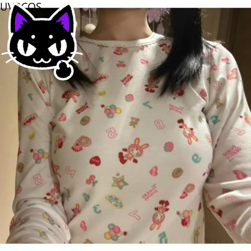 Футболка Misa Кроптоп Мультяшный принт