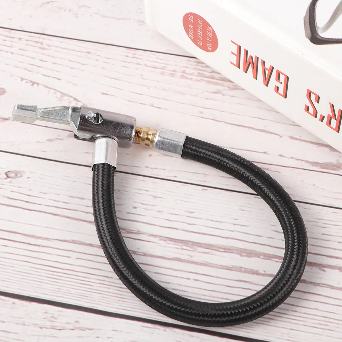 

1 Pc Locking Air Chuck Bike Pump Extension Hose Lock On Air Chuck Air Pump Hose Air Inflating Tube Air Pump for Bike