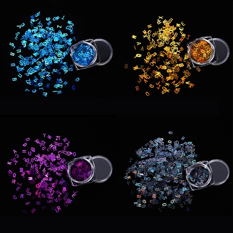 

X7YA 12 цветов ярких хлопьев, блестящие наклейки, наклейки на Хэллоуин, Рождество, блестки для ногтей, для творчества, ремесло из смолы