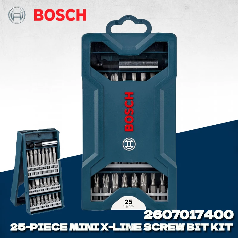 

БОШ 2607017400 Набор сверхжестких мини-винверток X-Line, 25 шт., многофункциональные сверла, аксессуары для электроинструментов Bosch