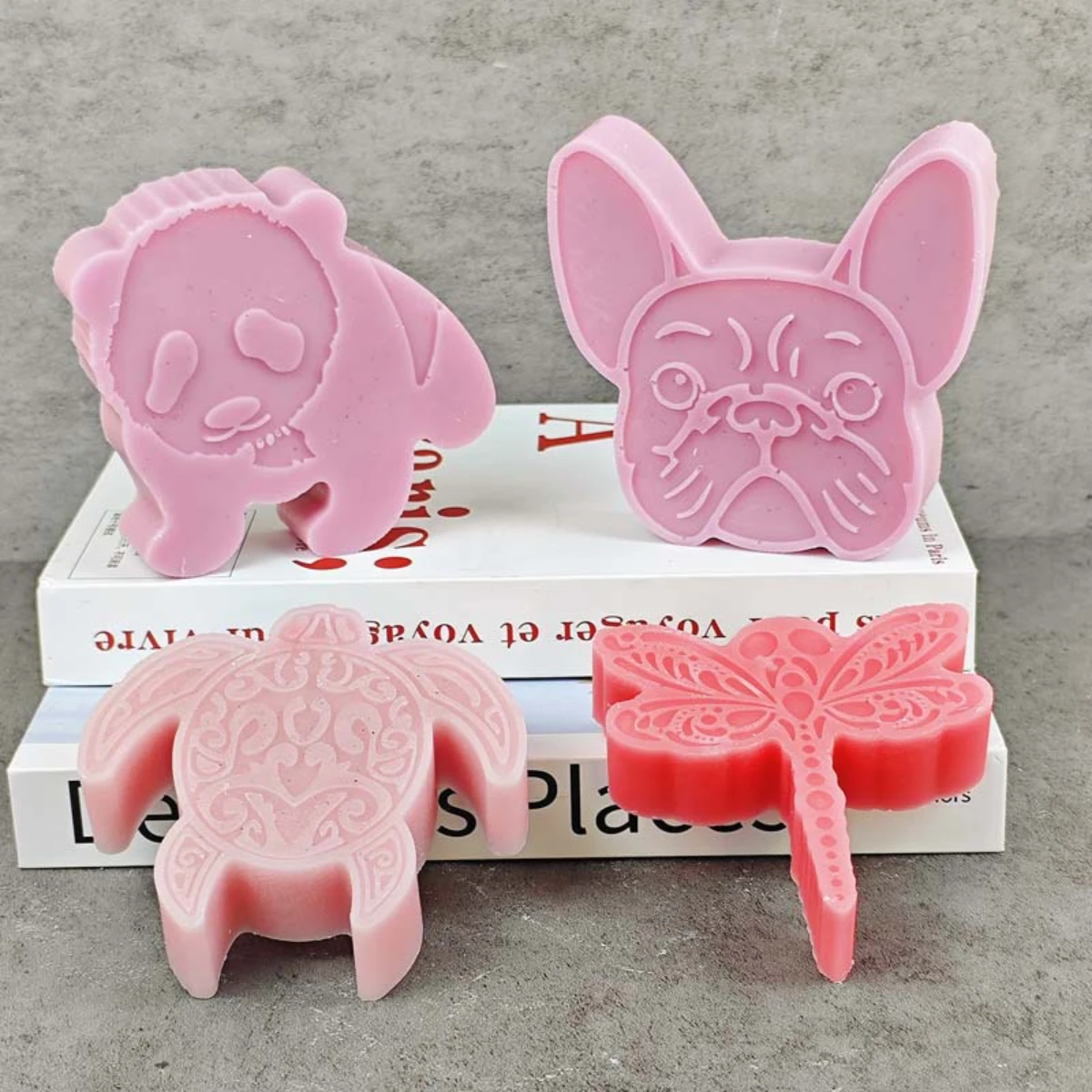 Силиконовая форма в виде свечи животных различные стили из смолы сделай сам