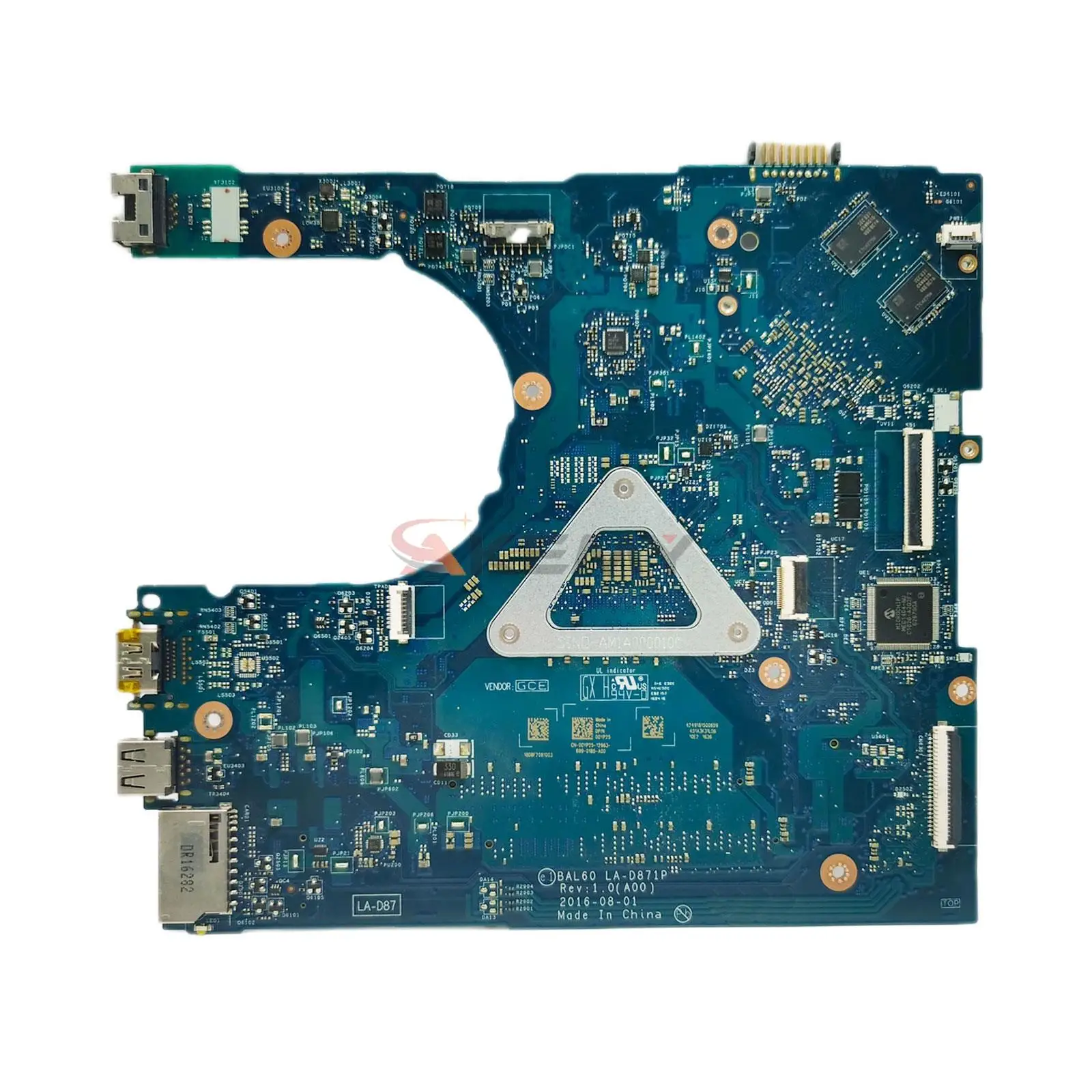 Работая для dell inspiron 5566 5468 материнская плата BAL60 LA-D871P i3-6006u тестирование - купить по