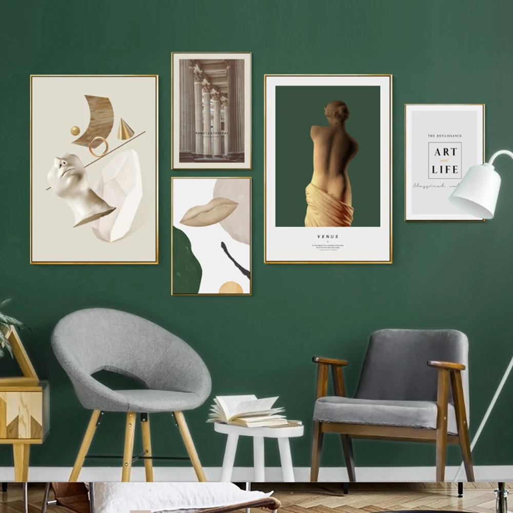 Современная абстрактная скульптура Мемфиса, искусство в форме жизни, цитаты, Художественная печать на холсте, живопись для гостиной, Настенный декор, украшение