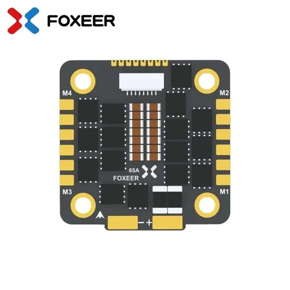 

30x30 мм Foxeer Reaper 128k 65a Blheli32 4 в 1 бесщеточный Esc 3-8s Dshot1200 для контроллера полета стек Rc Fpv гоночный Дрон