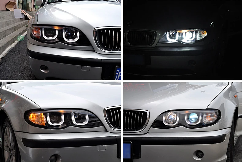 Оптовая продажа Facelift E46 передний угол глаз светодиодный галогенный головной