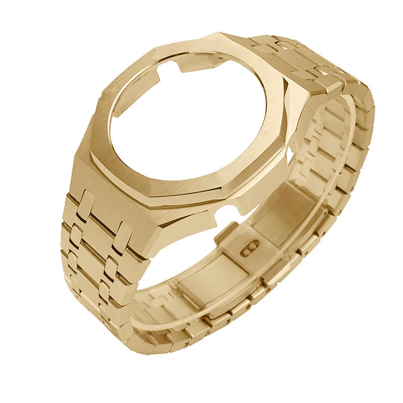 Spot Farm Oak GA2100 Modified Metal Accessories Case Band Watch Upgrade Stainless Steel Watch Band