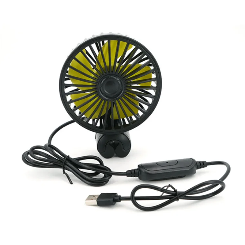 

Usb Car Headrest Fan Mini Rear Seat 3-speed Adjustable Electronic Ventilador Air Conditioner Cooling Blowing Fans Auto Cooler