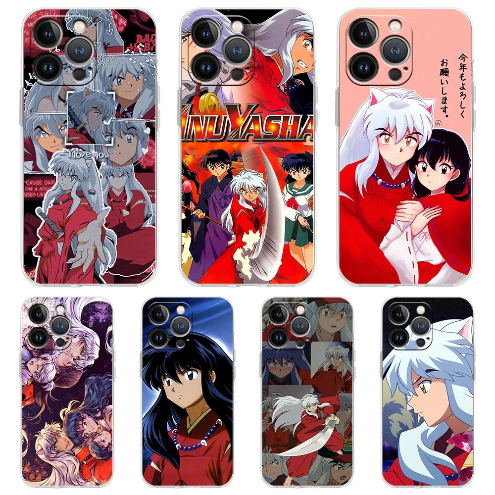

Inuyasha Anime Case for iPhone 14 13 12 Pro Max Cover Transparent Soft for iPhone 11 Pro Max 7 8 Plus X XS XR SE2020 Shell Coque
