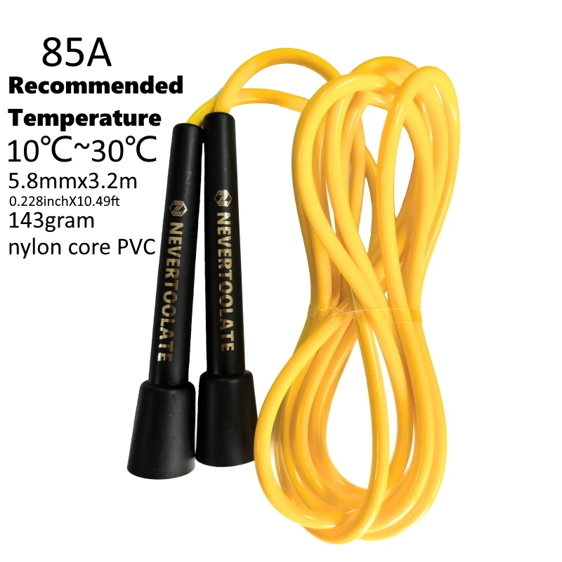 NEVERTOOLATE super long 3.2 meter 90A 80A 75A 85A 5MM 5.8MM ra handle  fitness outdoor crossfit jump rope skipping rope