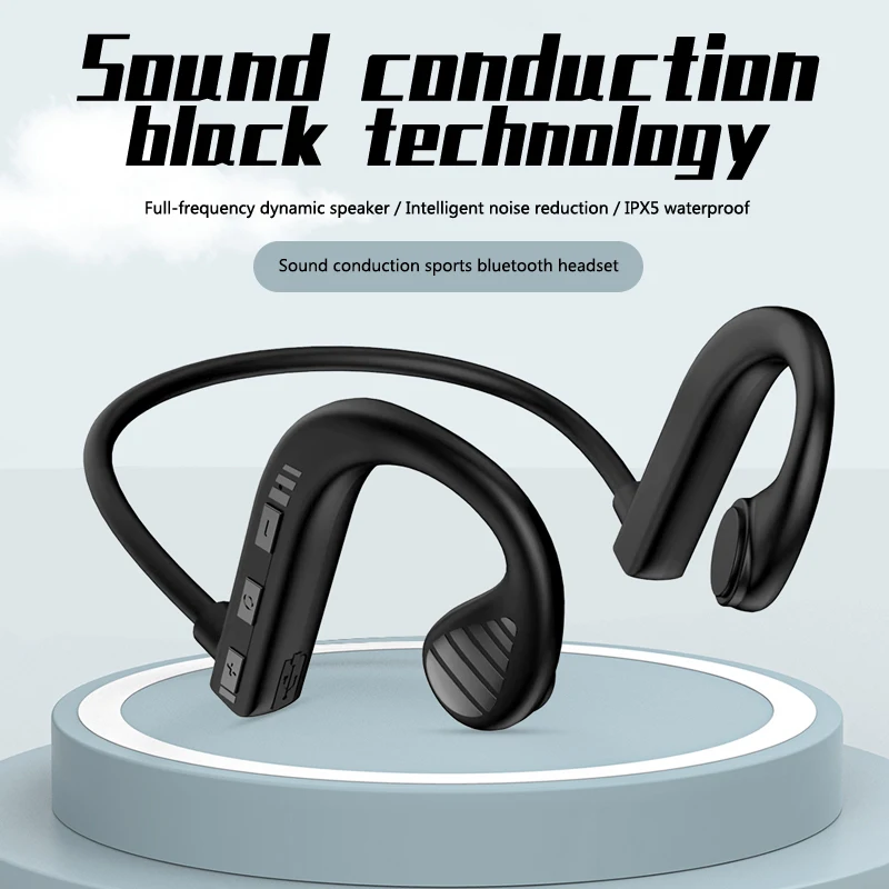 

Wireless headphone bone-conduction headphone sports Tws waterproof Bluetooth headphone hands-free microphone hearing aid