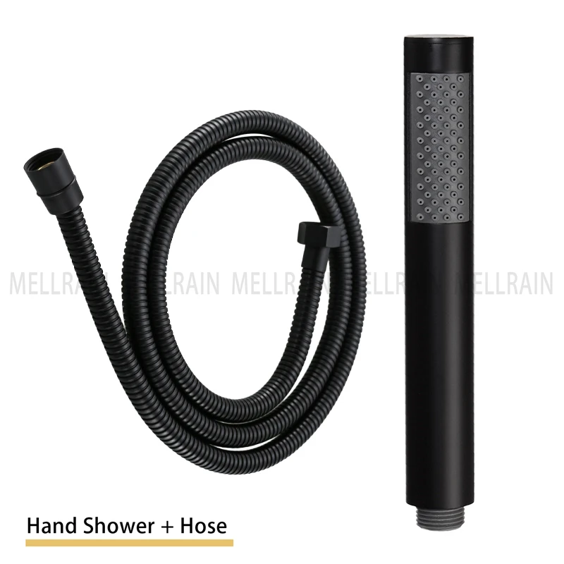 Ручная душевая головка черные аксессуары для ванной из нержавеющей стали с функцией экономии воды под высоким давлением ручной душ для ванной несколько цветов