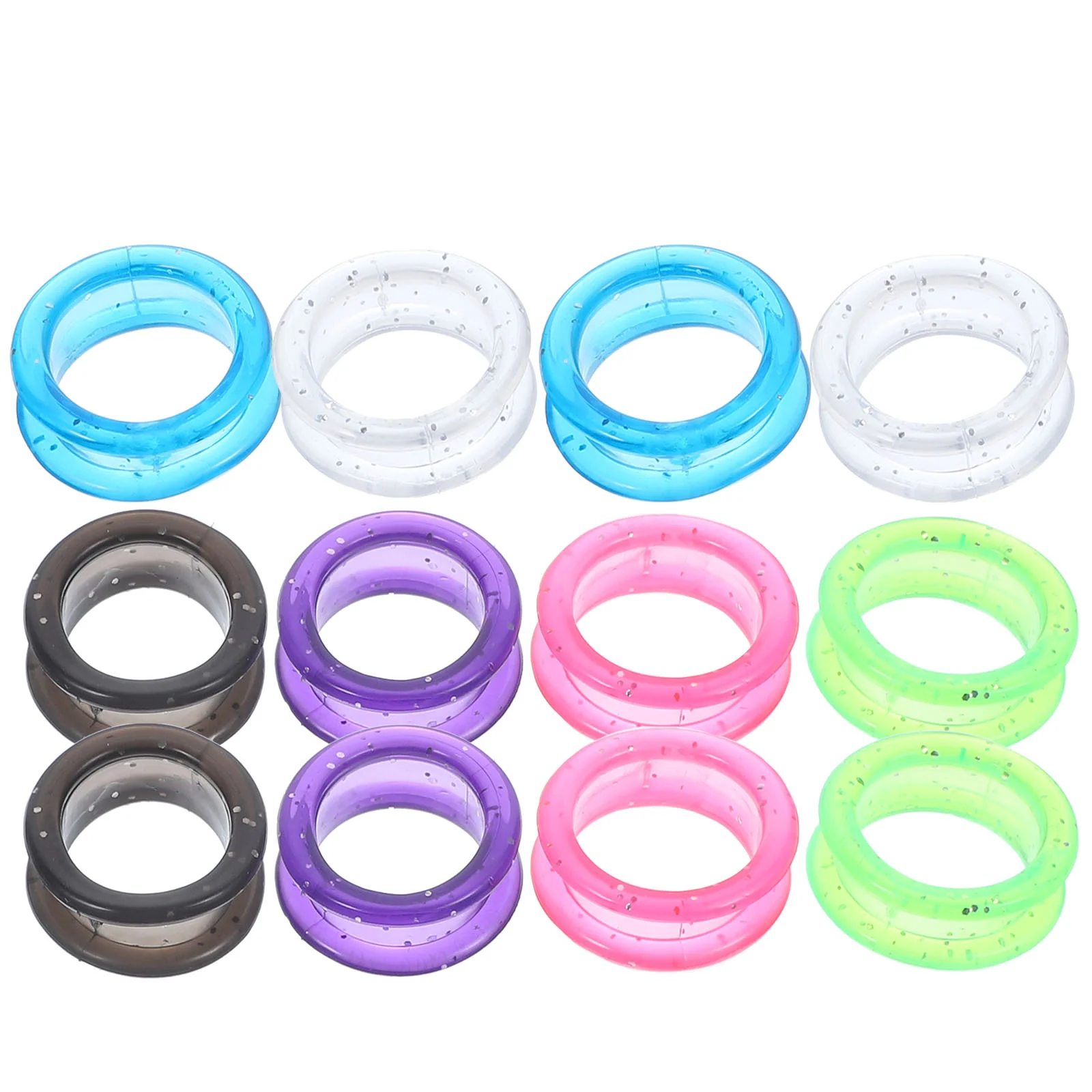 

12 PCS Pet Grooming Scissors Dogs Silicone Ring Handheld Cover Shears Finger Protective More Comfortable House