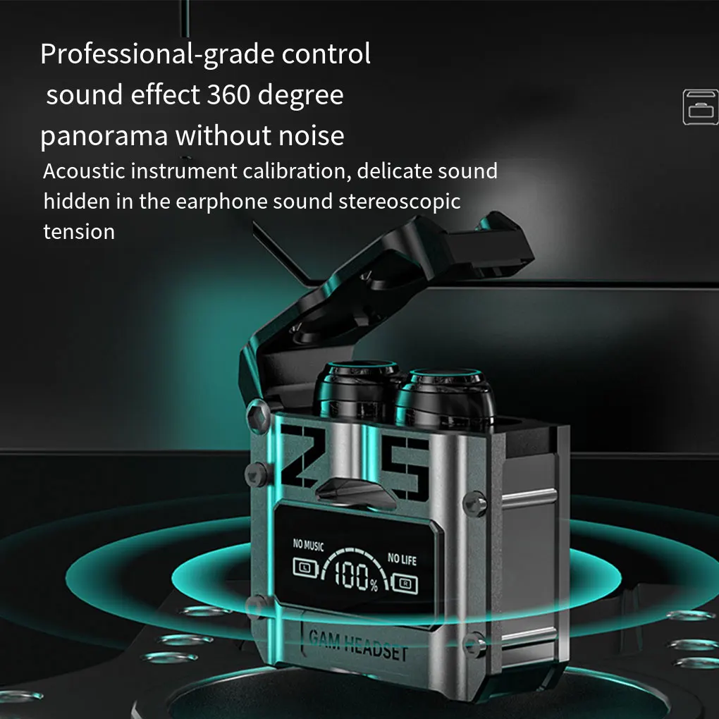 

Wireless Headphones Touch Control Reduction Earphone Music Charger Box