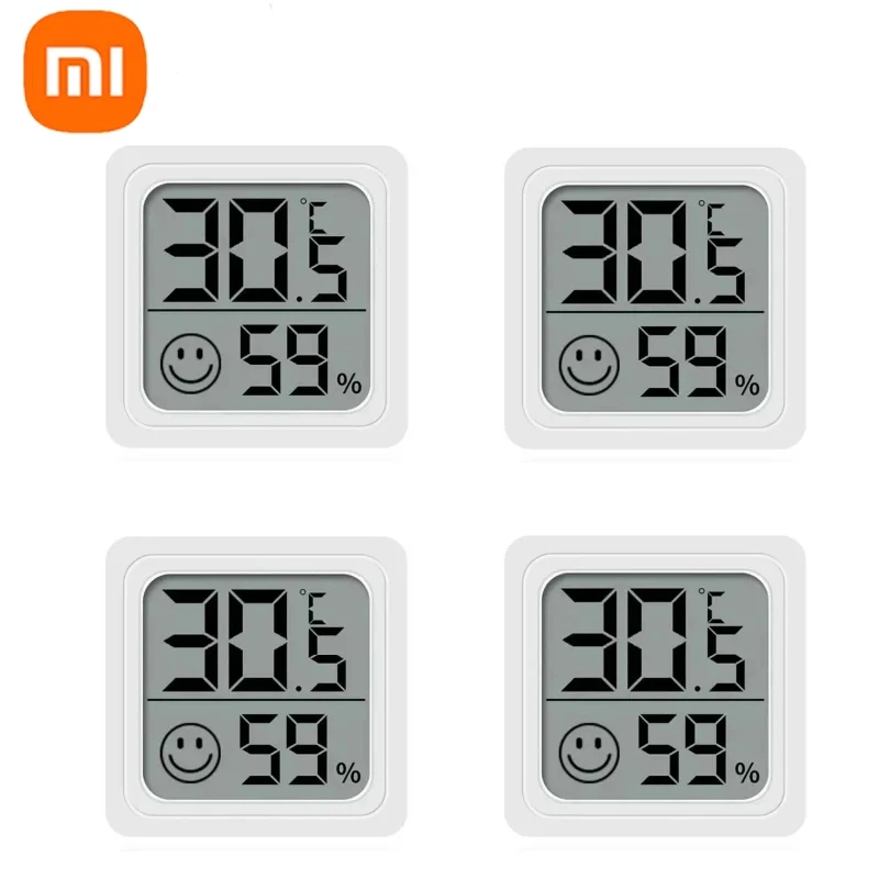 

Xiaomi 1/4 шт. мини ЖК-цифровой термометр гигрометр измеритель температуры и влажности в помещении датчик метеостанции набор