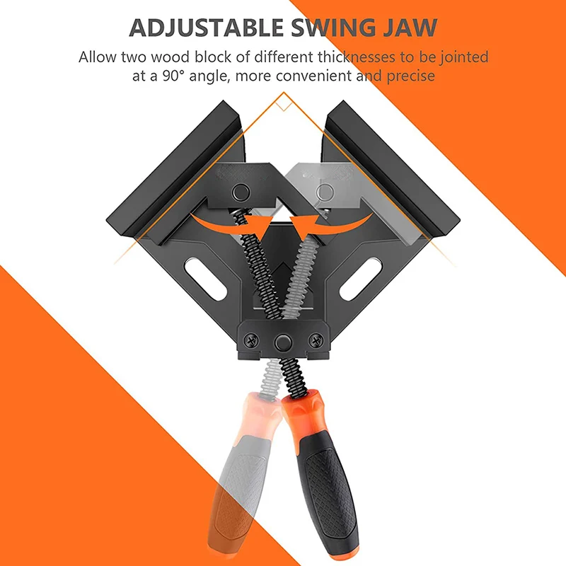 Угловой зажим 90 градусов инструмент с одной ручкой угловой из алюминиевого