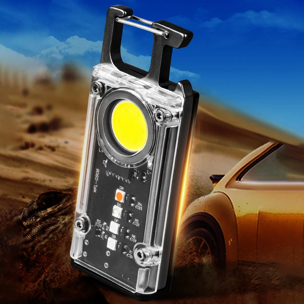 

COB Keychain Light Mini Torch Lantern Mini Keychain Light Camping Lantern Outdoor Travel Essentials Multitool