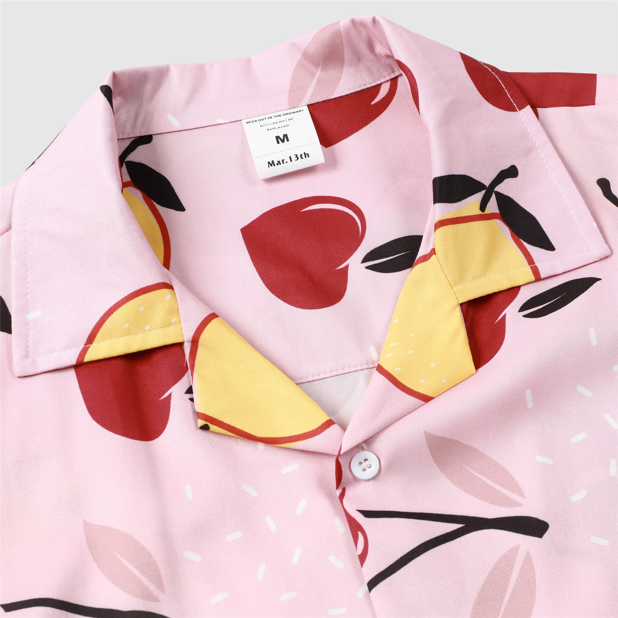 OSCN7 Casual Printed Short Sleeve Shirt Men Street 2022 Hawaii Beach Oversize Women Fashion Harujuku Shirts for Men 2204