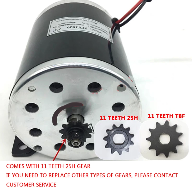 500W24V36V4 8V постоянный магнит DC высокоскоростной матовый скутер MY1020