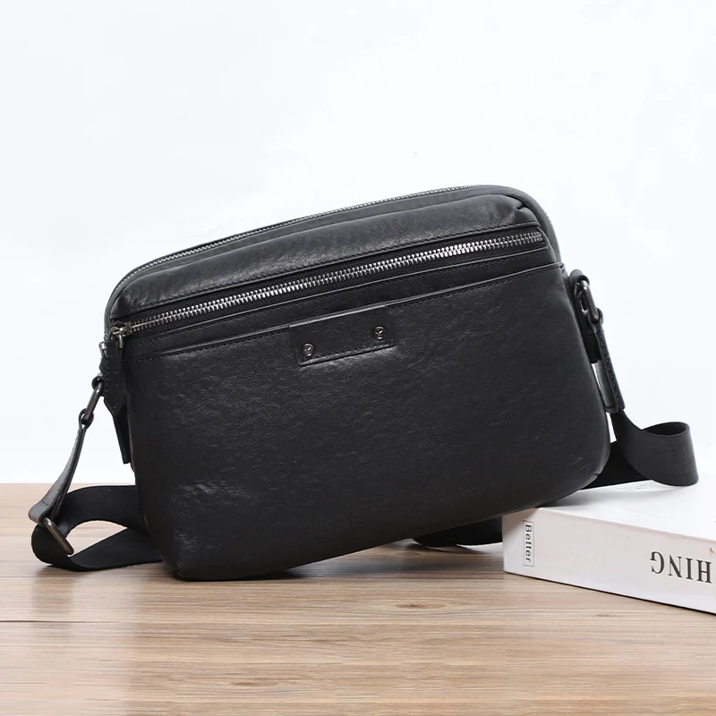 Мужская Модная Сумка Через Плечо Из Натуральной Кожи Высококачественная