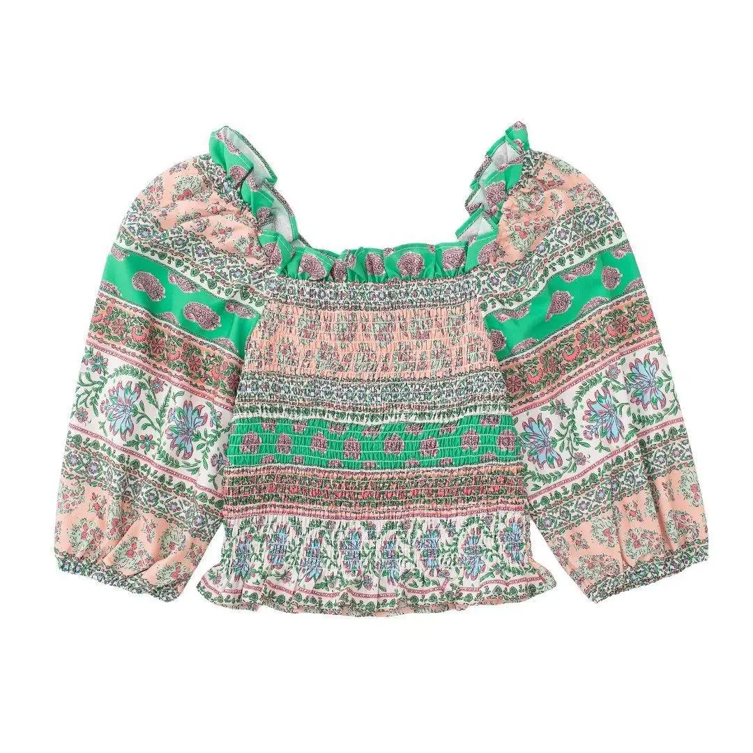 

2022 05 New Spring Summer Women Female Sexy Polyester Shirt Brand Blouse Outwear