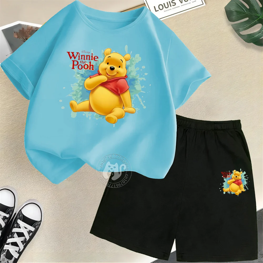 Детский комплект из футболки с коротким рукавом и шортов 100% хлопка