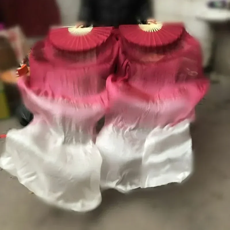 Веер-вуаль из чистого шелка для танца живота 120/150/180 см 1 пара