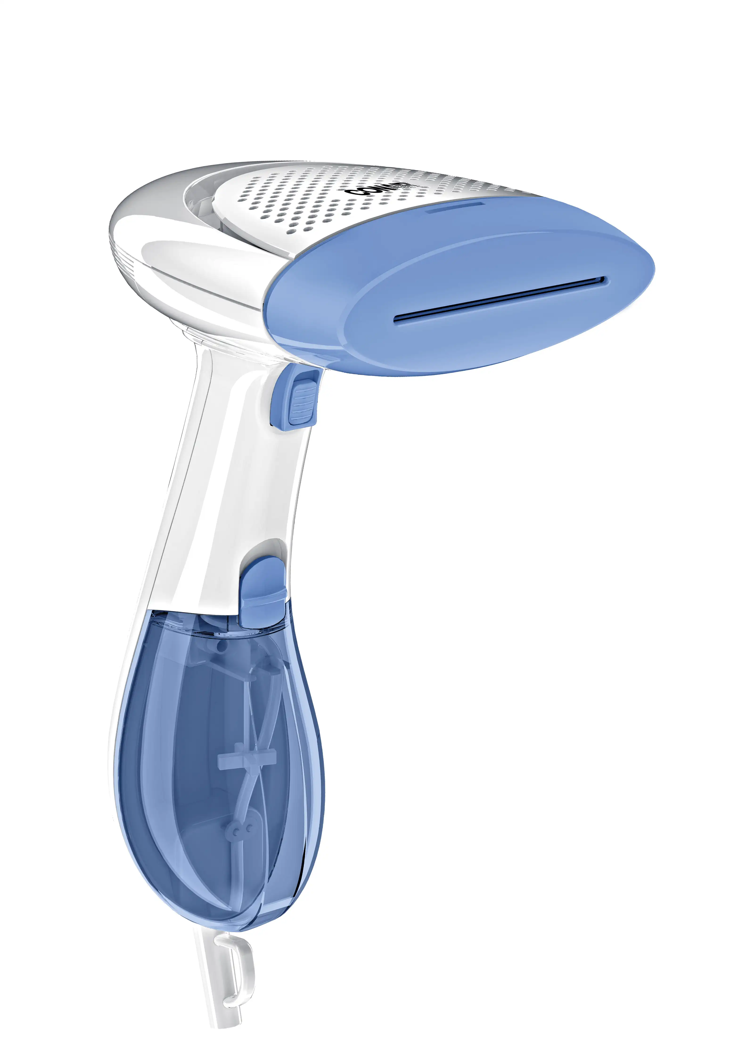 

ExtremeSteam Hand Held Fabric Steamer with Dual Heat, White/Blue, Model GS237X