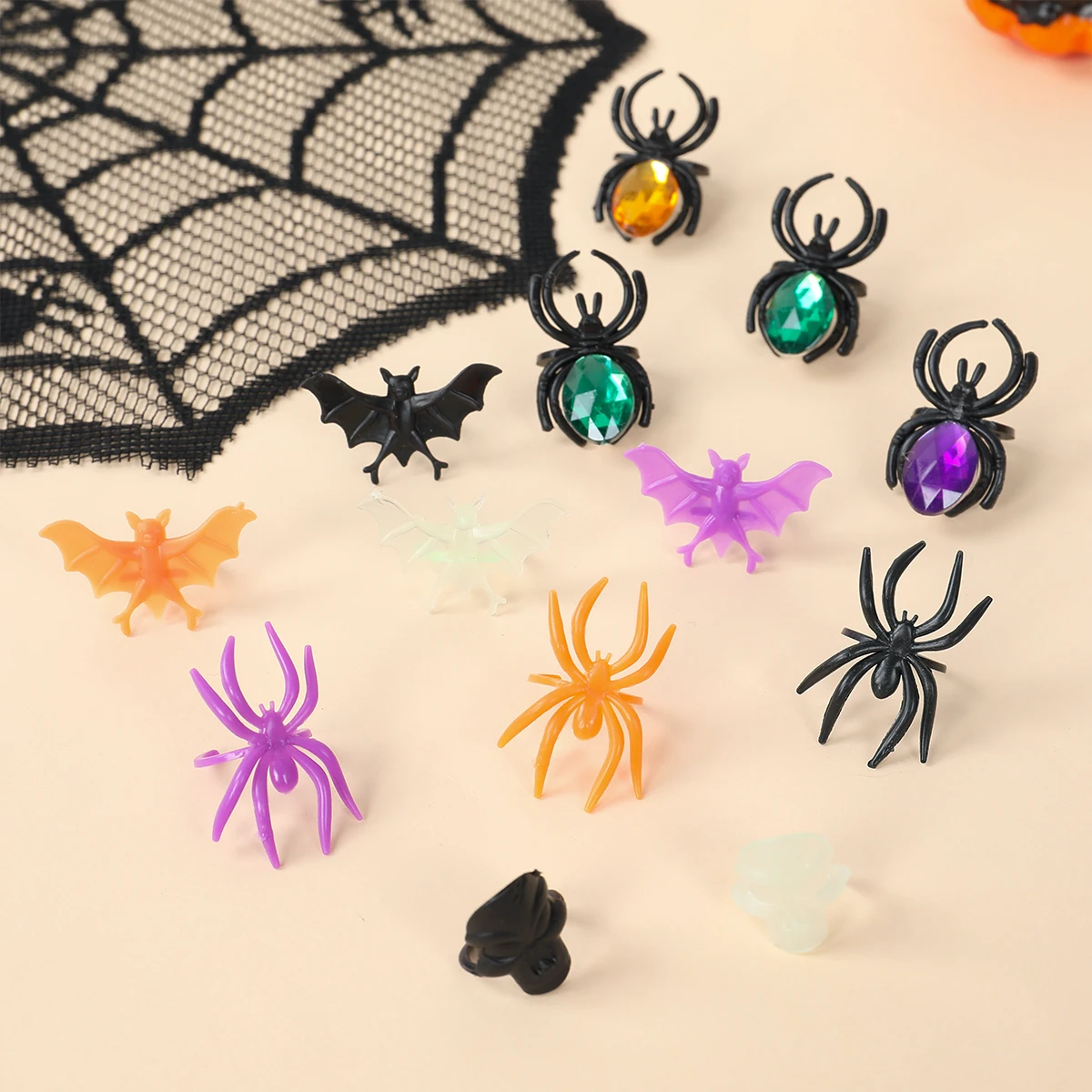 50 шт. новинка Хэллоуин пластиковые драгоценные камни искусственные игрушки для