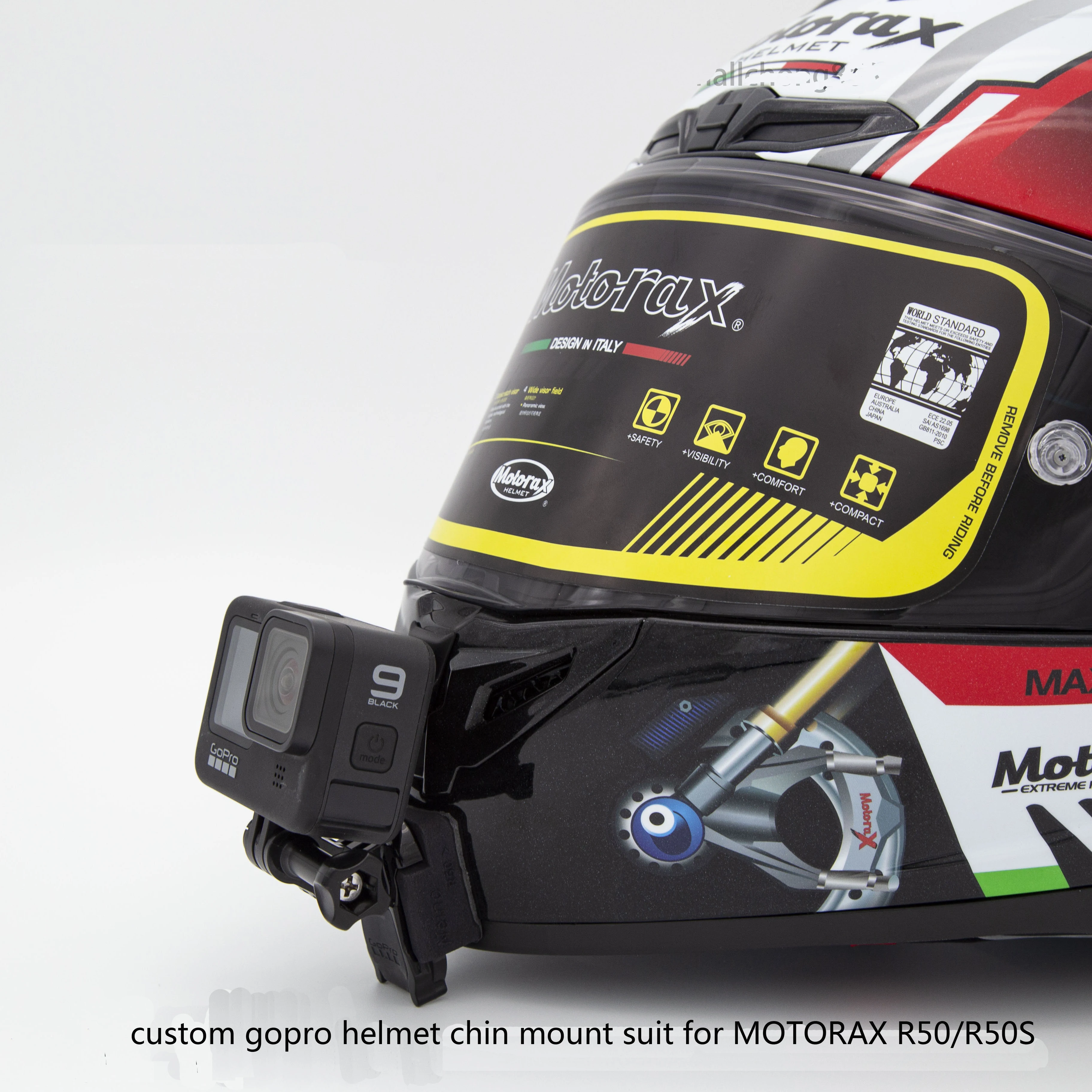 Крепления для шлема go pro подбородок камеры движения мотоциклетные велосипедные