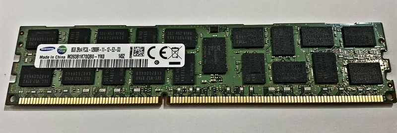 RAM 8GB 2Rx4 PC3L-12800R Server Memory M393B1K70QB0-YK0