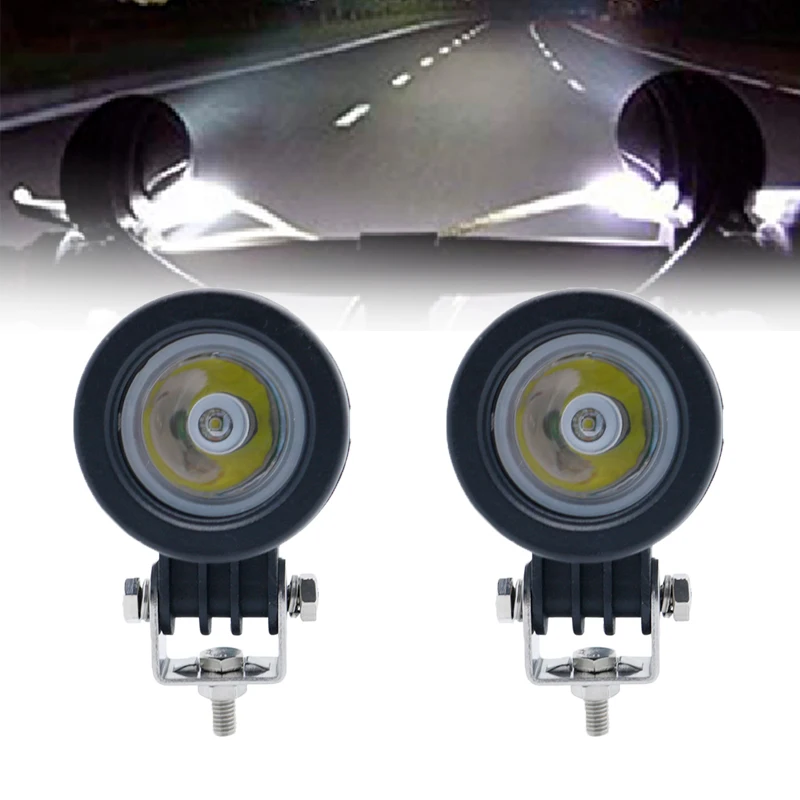 Противотуманная фара 10 Вт круглая для авто/моторных автомобилей и