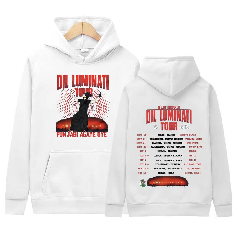 Diljit Dosanjh Dil-Luminati 2024 толстовка с турбом для мужчин и женщин винтажный модный