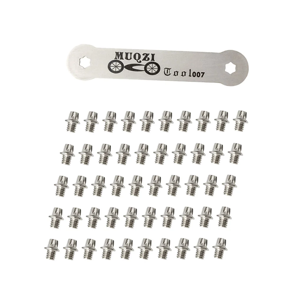 

Pedal Bike Anti Skid Cyclingfastener Screws Bolts Accessories Screw Parts Repair Tool Wrench Proof Cleat Nailsbolt Mtb Removal