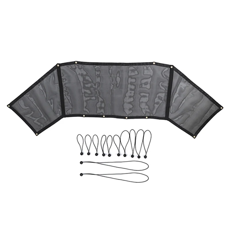 

Солнцезащитный чехол для багажника автомобиля, защита от УФ-лучей, аксессуары для Wrangler JL 2018-2021, 4 двери, черный