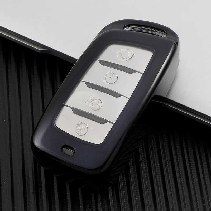 

ТПУ чехол для автомобильного ключа чехол Брелок для Changan CS85 CS35 Plus CS25 CS95 CS85 Coupe Держатель смарт-пульт автомобильные аксессуары