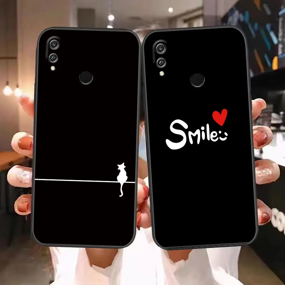 Case For HUAWEI Honor 9X 9 8 8X Max 80 70 60 50 30 20 10I NOTE 10 Lite Pro Case Funda Coque Shell Capa Simple Blackboard Drawing
