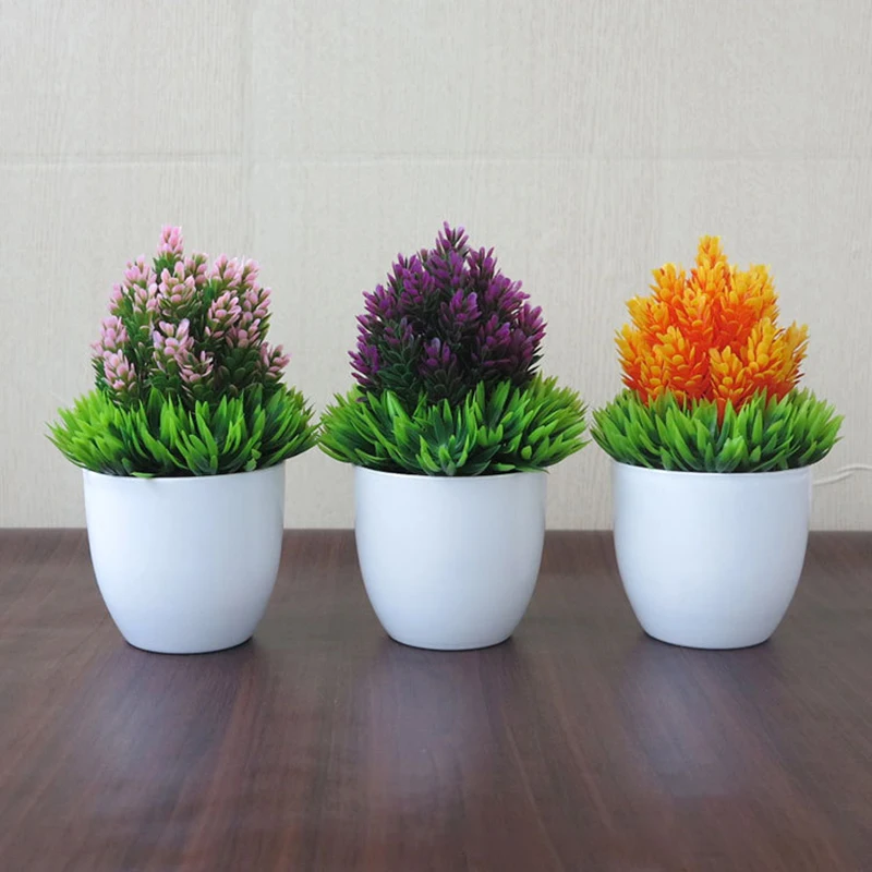 1 шт. искусственное растение имитация зеленого растения настольные украшения