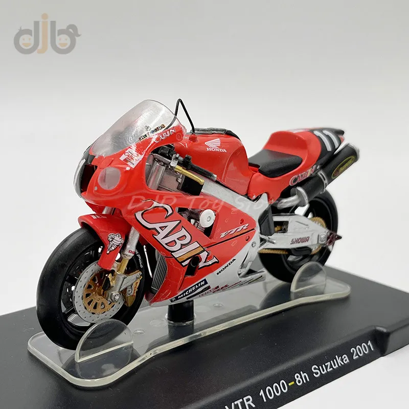 

1:18 Diecast Motorcycle Model Toy Honda VTR 1000-8h 2001 Sports Racing Bike Miniature Replica