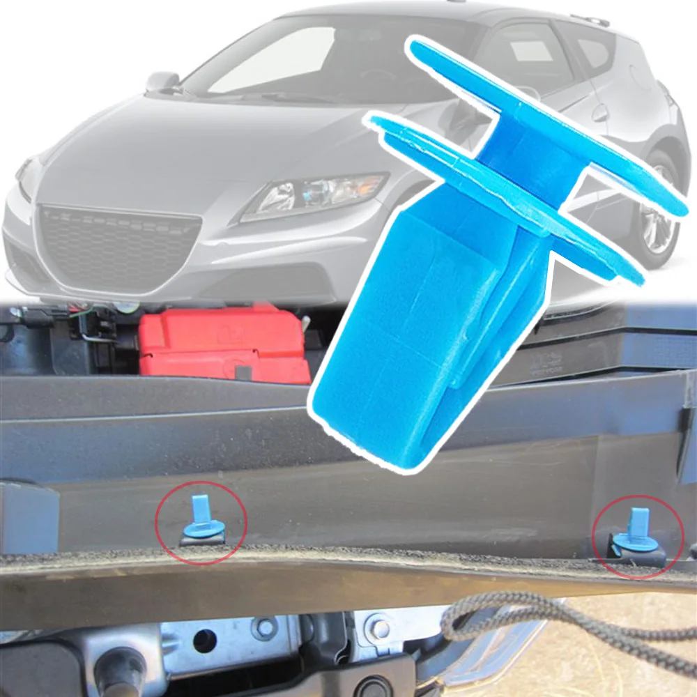 

10 шт. для Honda CR-Z 2011 2012 2013 2014 2015 2016 лобовое стекло капот верхнее окно 90602-Ta0-003 зажимы фиксатор заклепки