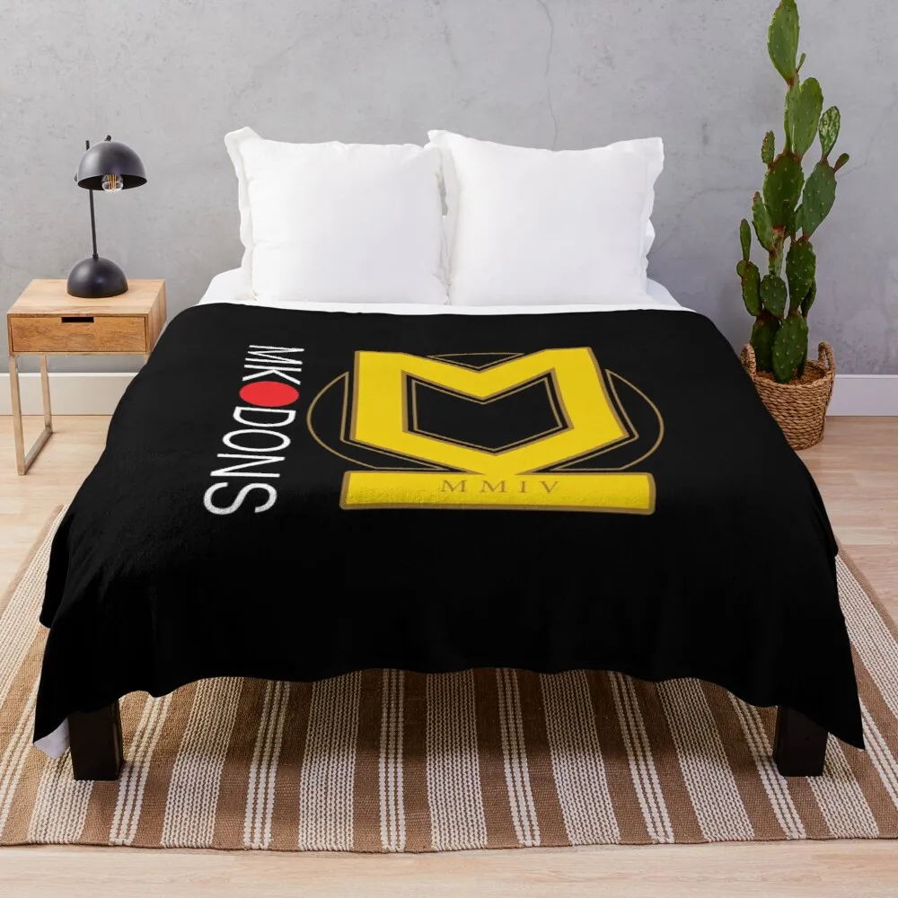 

MK Dons FC Throw Blanket Thermal Blanket Fur Throw Blanket WarmBlanket