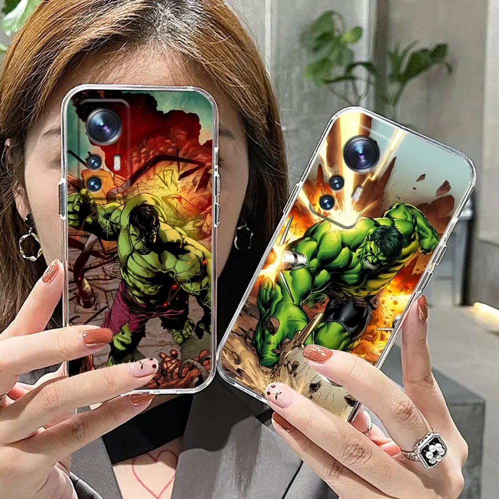 

The Avengers Hulk Marvel Clear Case For Xiaomi Poco X3 NFC F3 M3 F1 9T 11 11T 11X 10 10T 12 12X Pro Note 10 Lite 5G Funda Case