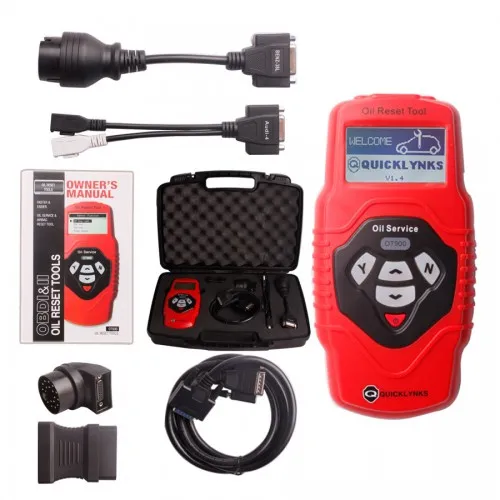 

Quicklynks Oil Service and Airbag reset Tool OT900 (Multilingual Updatable)